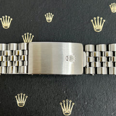 Rolex Date 1987 Men's Jubilee 19mm Bracelet Steel Band 62510H 574 Ends 15200