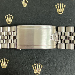 Rolex Datejust 1966 20mm Men's Jubilee Bracelet Steel Crown Band Ref 1601