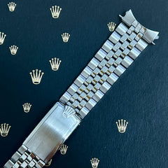 Rolex Datejust 1970 20mm Men's Jubilee Bracelet Steel Crown Band 6251H Ref 1601