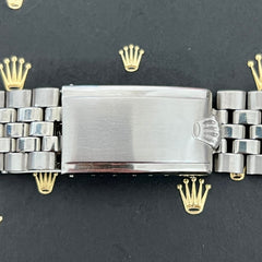 Rolex Datejust 1964 20mm Jubilee Bracelet Steel Crown Band 55 Ends Ref 1601