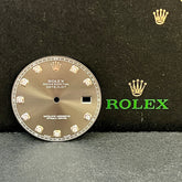 Rolex DateJust 2 II Men’s 41mm FACTORY Diamond Grey Rhodium Dial Ref: 116334