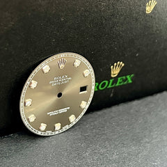 Rolex DateJust 2 II Men’s 41mm FACTORY Diamond Grey Rhodium Dial Ref: 116334