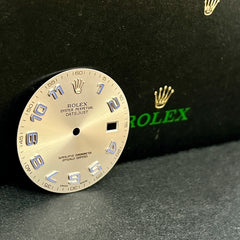 Rolex Datejust II Men's 41mm Steel Silver Dial Blue Arabic Oyster Ref: 116334