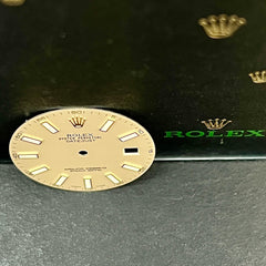 Rolex DateJust 2 Men’s 41mm 2-Tone 18k Gold Ivory White Dial Oyster 116333