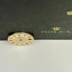 Rolex Date Ladies 26mm SIlver Dial Gold Stick Oyster Jubilee 6917 69173