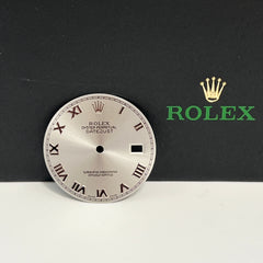 Rolex DateJust Men's 36mm Silver Dial Roman Numerals Steel Oyster 116200 116234