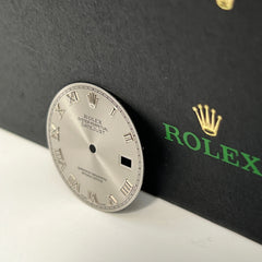 Rolex DateJust Men's 36mm Silver Dial Roman Numerals Steel Oyster 116200 116234