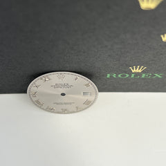 Rolex DateJust Men's 36mm Silver Dial Roman Numerals Steel Oyster 116200 116234