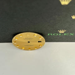 Rolex Datejust Mens 36mm FACTORY Gold Diamond Dial Jubilee Oyster 16013 16233