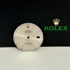 Rolex Mens Datejust 36mm Silver Dial Silver Stick Jubilee Ref 116234