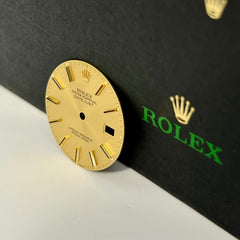 Rolex Datejust Mens 36mm Champagne Jubilee Oyster Gold Stick Dial 16013 16233