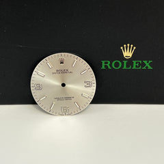 Rolex Oyster Perpetual 36mm Silver Arabic Stick Dial Stainless Steel Ref 116000