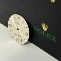 Rolex Oyster Perpetual 36mm Silver Arabic Stick Dial Stainless Steel Ref 116000