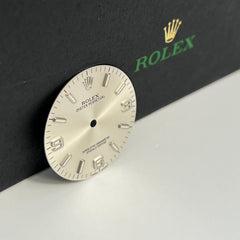Rolex Oyster Perpetual 36mm Silver Arabic Stick Dial Stainless Steel Ref 116000