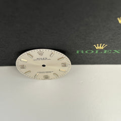 Rolex Oyster Perpetual 36mm Silver Arabic Stick Dial Stainless Steel Ref 116000