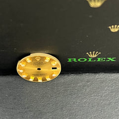 Rolex Datejust Ladies 26mm FACTORY DIAMOND Gold Dial Oyster Jubilee 69173