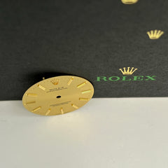 Rolex Men's Oyster Perpetual 34mm Gold Dial Gold Stick Jubilee Oyster Ref: 1005