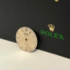 Rolex Oyster Perpetual No-Date 31mm Silver Dial Silver Stick Jubilee Ref: 77080
