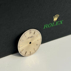 Rolex Oyster Perpetual No-Date 31mm Silver Dial Silver Stick Jubilee Ref: 77080