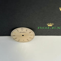 Rolex Oyster Perpetual No-Date 31mm Silver Dial Silver Stick Jubilee Ref: 77080