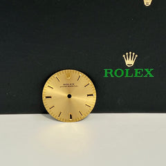 Rolex 31mm Dial Oyster Perpetual Midsize Gold Stick Ref: 6751