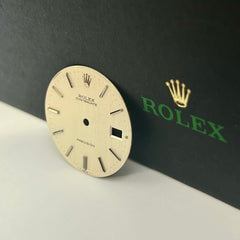 Rolex 34mm Men's Oysterdate Precision Silver Linen Dial Stick Jubilee Ref: 6694