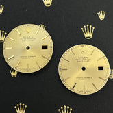 Rolex Datejust 36mm Champagne Track Dial Gold Stick Jubilee Oyster 16013/16233