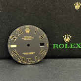 Rolex DateJust 2 Men’s 41 2-Tone 18k Gold Roman Numeral Matte Black Dial 116333