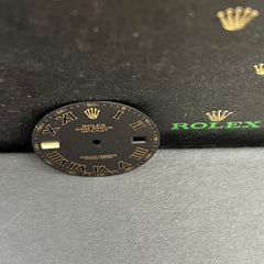 Rolex DateJust 2 Men’s 41 2-Tone 18k Gold Roman Numeral Matte Black Dial 116333