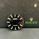 Rolex Datejust 41mm Mens Black Dial Gold Stick Oyster Jubilee Ref: 126333 126303