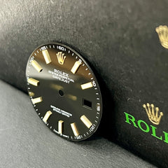 Rolex Datejust 41mm Mens Black Dial Gold Stick Oyster Jubilee Ref: 126333 126303