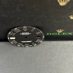 Rolex DateJust II 41mm Men’s Roman Numeral Matte Black Dial 116334 116300