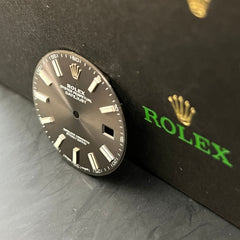 Rolex DateJust 41 Men's Grey Rhodium Dial Stick Jubilee Oyster 126300 126334