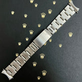 Rolex Midsize Oyster 17mm Steel Band Bracelet 78350 "551B"ends ref. 68274/77080