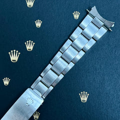 Rolex Date Midsize Oyster 17mm Stainless Steel Band Bracelet 7835 "262" Ends