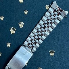 Rolex Datejust 1972 20mm Men's Jubilee Steel Band 6251H Ref 1601 "55" Ends