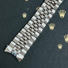 Rolex Datejust 1972 20mm Men's Jubilee Steel Band 6251H Ref 1601 "55" Ends