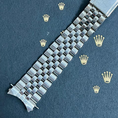 Rolex Datejust 1963 20mm Jubilee Bracelet Steel Crown Ref 1601 "55" end links