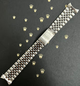 Rolex Datejust 1965 20mm Men's Jubilee Bracelet Steel Crown Band Ref 1601