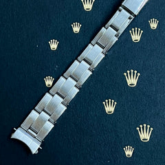 Rolex 13mm Ladies Stainless Steel Oyster 1/62 Crown Rivet Band 6917 "66" End