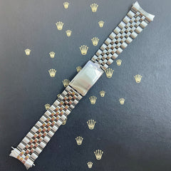 Rolex Datejust 1965 20mm Men's Jubilee Bracelet Steel Crown Band Ref 1601