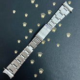 Rolex Date Midsize Oyster 17mm Stainless Steel Band Bracelet 7835 "351" Ends
