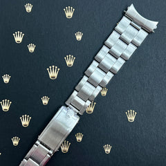 Rolex Date Men's Oyster Bracelet 19mm Stainless Steel Band "57" End Ref 6694