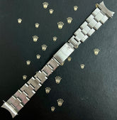 Rolex Vintage 1971 Mens Oyster Rivet 7205 19mm Steel Band 60 Ends Ref:1500 6694