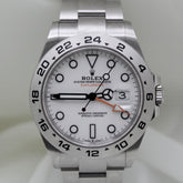 Rolex Explorer II 42mm Steel White Dial Fixed Bezel Oyster Band 226570
