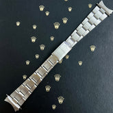 Rolex Date Air King Mens 1966 Oyster Bracelet 7835 19mm SS Band "257" Ends 1501