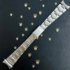 Rolex Date Air King Mens 1966 Oyster Bracelet 7835 19mm SS Band "257" Ends 1501