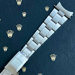 Rolex Date Air King Mens 1966 Oyster Bracelet 7835 19mm SS Band "257" Ends 1501