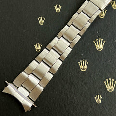 Rolex Date Air King Mens 1966 Oyster Bracelet 7835 19mm SS Band "257" Ends 1501