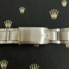 Rolex Date Air King Mens 1966 Oyster Bracelet 7835 19mm SS Band "257" Ends 1501